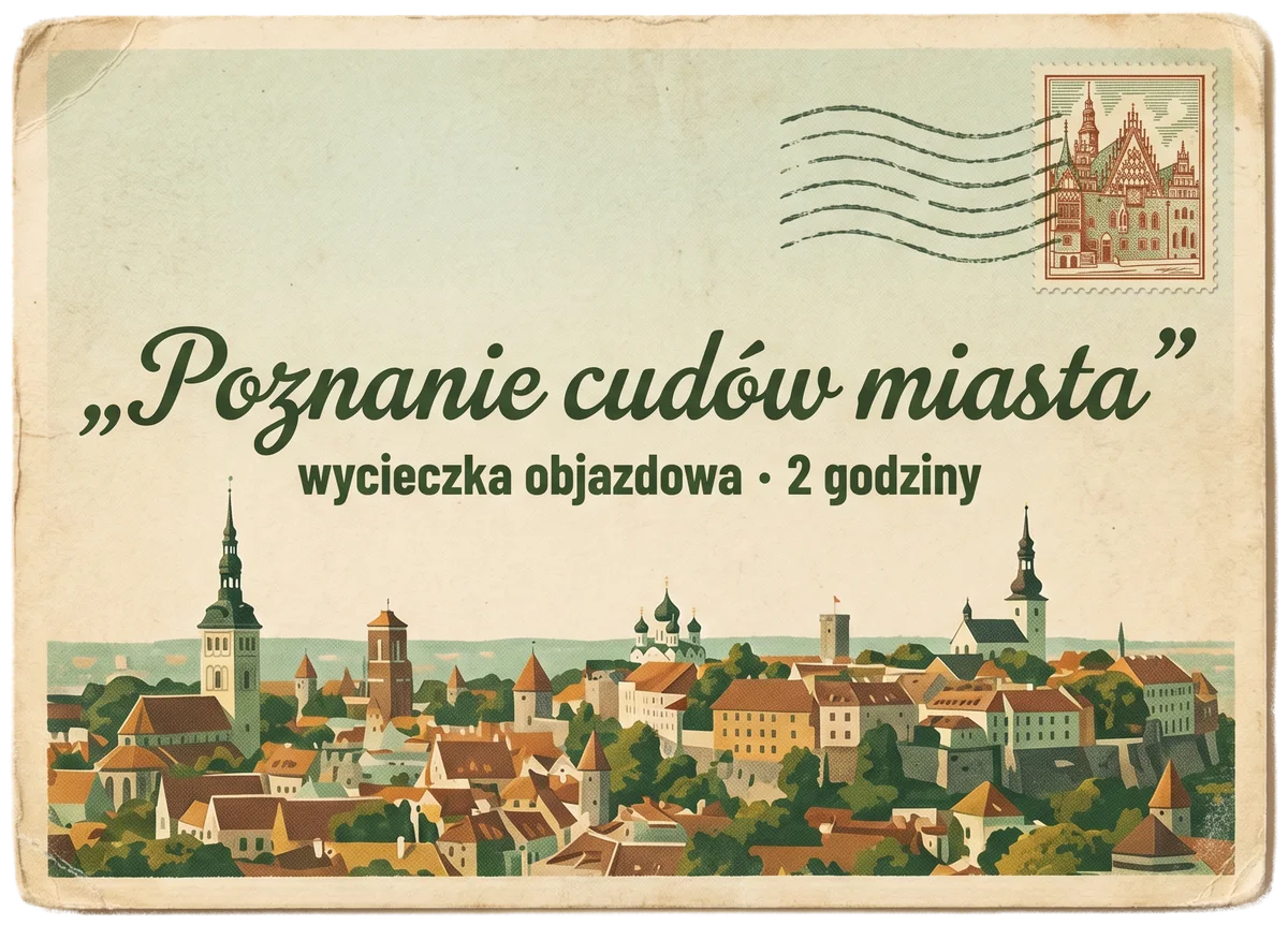 Pocztówka: Poznanie cudów miasta